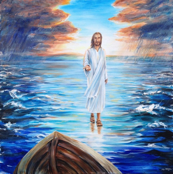 Baby Jesus Walking On Bath Water
