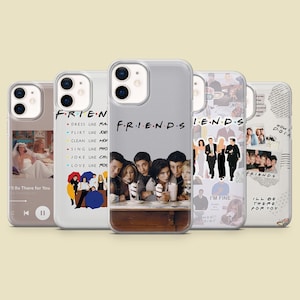 Friends Phone Case TV Show Characters Cover for iPhone 17Pro, 16, 15, 14, 13,12, Samsung S25, S24, S23Fe, S22, A16,A26,A56, Pixel 10, 9