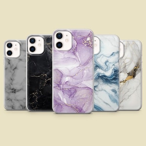 Marble Phone Case Gold Marmora Stone Cover for iPhone 16, 15, 14, 13,12, Samsung S25, S24, S23FE, S22, A16, A26, A56, Pixel 9Pro, 8A, 7