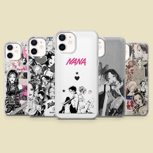 Nana Handyhülle Fondo Japanische Anime Hülle für iPhone 16, 15, 14, 13, 12, Samsung S25, S24, S23FE, S22, A16, A26, A56, Pixel 9Pro, 8A, 7