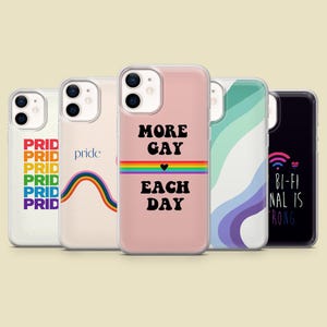 Gay Handyhülle Pride LGBTQ Hülle für iPhone 16, 15, 14, 13,12, Samsung S25, S24, S23FE,S22, A16,A26,A56, Pixel 9Pro,8A,7