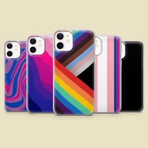 Bi Handytasche Pride Bisexual Abdeckung für iPhone 16, 15, 14, 13,12, Samsung S25, S24, S23FE, S22, A16,A26,A56, Pixel 9Pro,8A,7