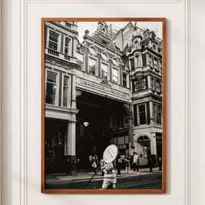 Leadenhall Market London Print: Black and White Urban Photography