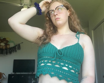 Lilith Crochet Tank/Crop Top
