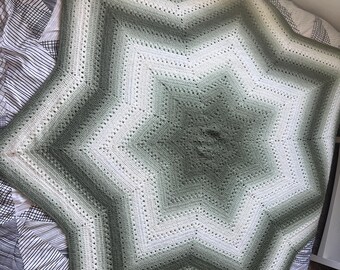 7 point ombré star blanket