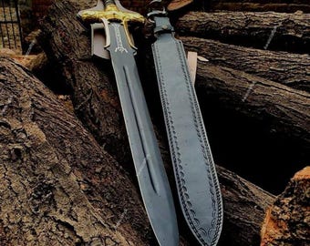 Réplica artesanal de la espada atlante de Conan, hoja de acero inoxidable, estilo vikingo