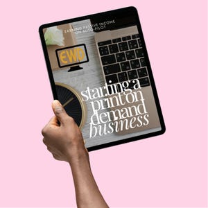 Ultimate Guide to Print on Demand | Digital POD Business Starter Kit | Sell T-Shirts, Mugs, Cards & More | Instant Download for Beginners
