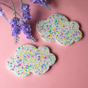 Terrazzo Coaster Jesmonite | Terrazzo Tray | Home Decor | Handmade | Original Decor | Limited Edition | Handmade | Jesmonite decor