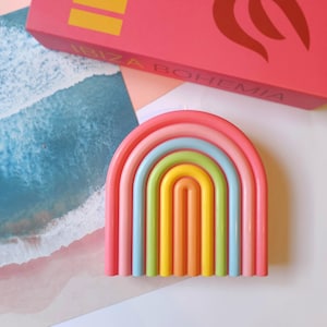 Arch Candle | Personalized | Rainbow Candle | Home Decor | Deco Candle | Handmade | Organic Soy Wax | Color Options |