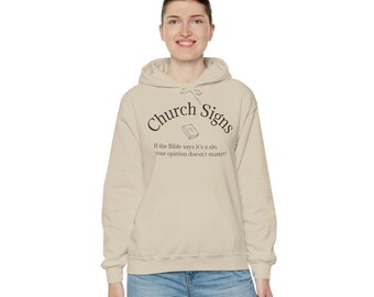 Faith-hoodie: uniseks sweater van katoenmix