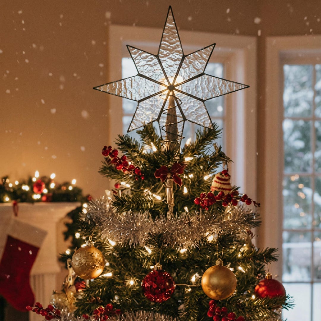 Stained Glass Tree Topper
