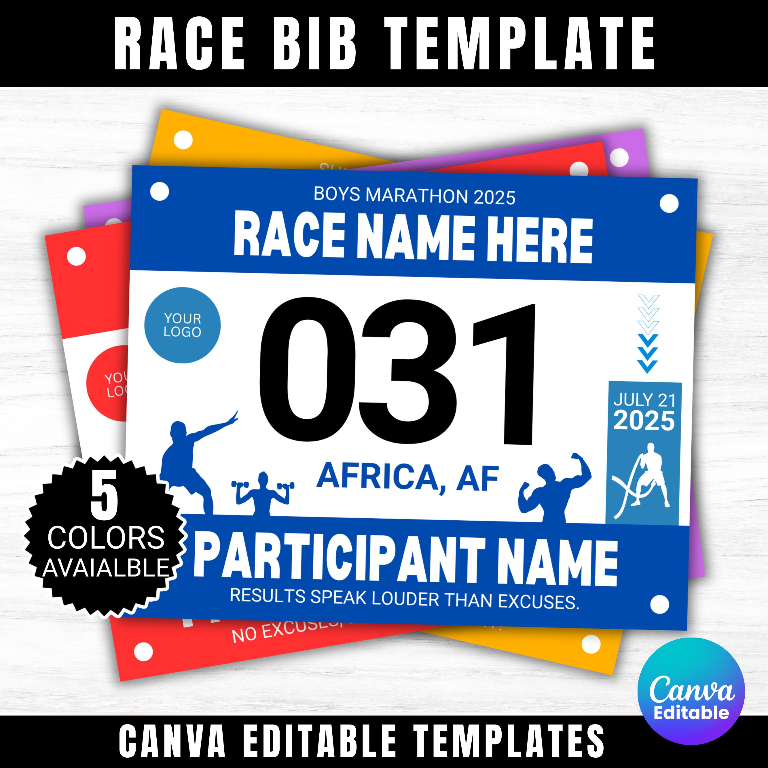 Custom Race Bib