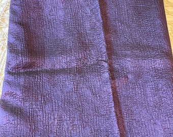 2 Yards of Eggplant Crepe Fabric