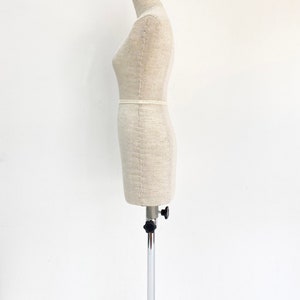 HALF SCALE Mannequin / Fully Pinnable / Mini Mannequin/ Cotton Linen NOT Human Size image 6