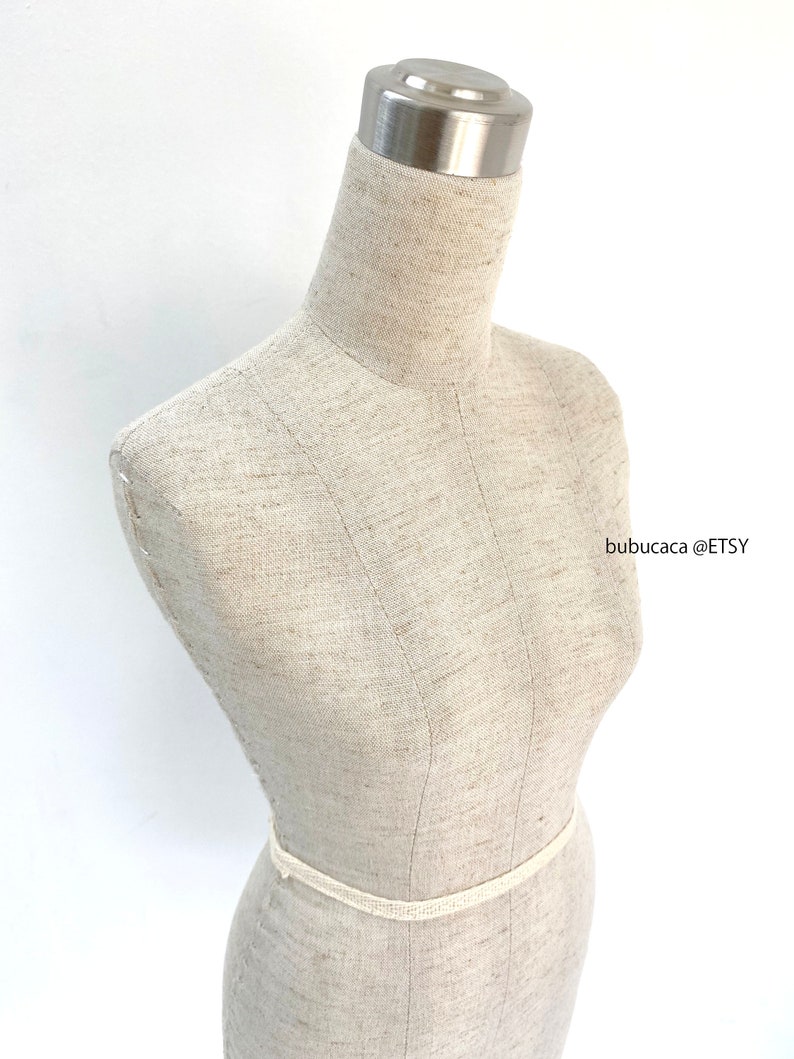 HALF SCALE Mannequin / Fully Pinnable / Mini Mannequin/ Cotton Linen NOT Human Size image 8