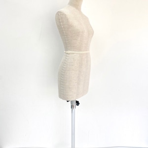 HALF SCALE Mannequin / Fully Pinnable / Mini Mannequin/ Cotton Linen NOT Human Size image 5