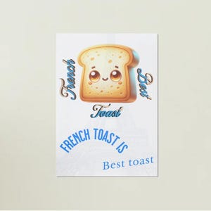 Süßes French Toast Wandkunst Poster von Frankreich
