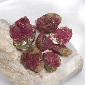 Natural Ruby Rough Crystal | Afghanistan Raw Gemstone Mineral Specimen (34 Carats)