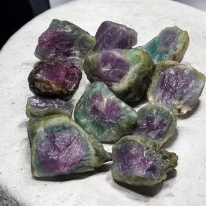 AAA Natural Ruby Zoisite Rough Gemstone Lot | 11 Pieces 80 Ct Lapidary & Jewelry Making
