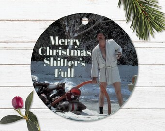 Christmas Vacation Shitter's Full Acrylic Ornament Christmas Tree