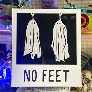 Acrylic Halloween No Feet Picture Ghosts Wall Decor Wall Art Halloween Decor