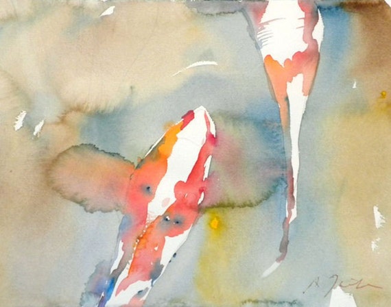 Koi Fish No.7, Limited Edition of 50 Fine Art Giclee Prints From