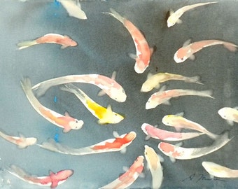 Koi Fish No.13, limited edition of 50 fine art giclee prints