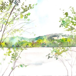 Camping Trip No.1, limited edition of 50 fine art giclee prints from my original watercolor