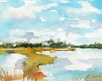 Marsh No.55, limited edition of 50 fine art giclee prints