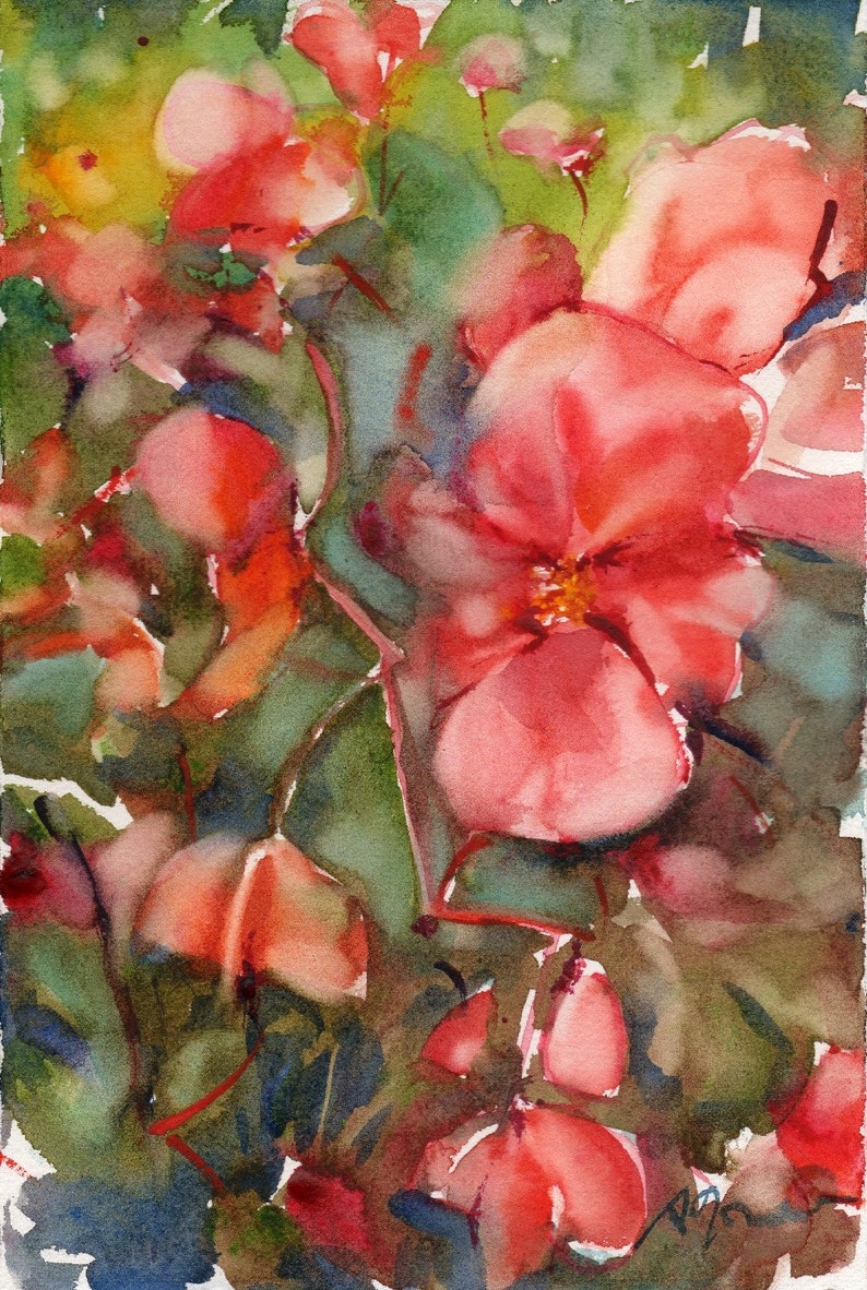 Fresh Pick No.76, limited edition of 50 fine art giclee prints from my original watercolor image 1