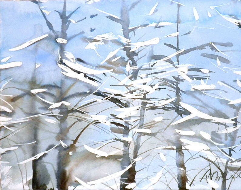 New England Winter-Scape No.60, limited edition of 50 fine art giclee prints image 1