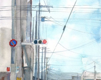 絵画 trip Japan Trip No.6, Original Oil Painting, 11x14inches - Etsy