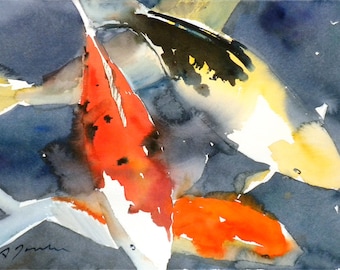 Koi Fish No.6, limited edition of 50 fine art giclee prints