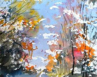 New England Fall-Scape No.7,  limited edition of 50 fine art giclee prints