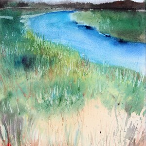 Marsh 2015, limited edition of 50 fine art giclee prints from my original watercolor