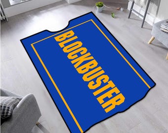 Blockbuster Video Rug, Retro rug
