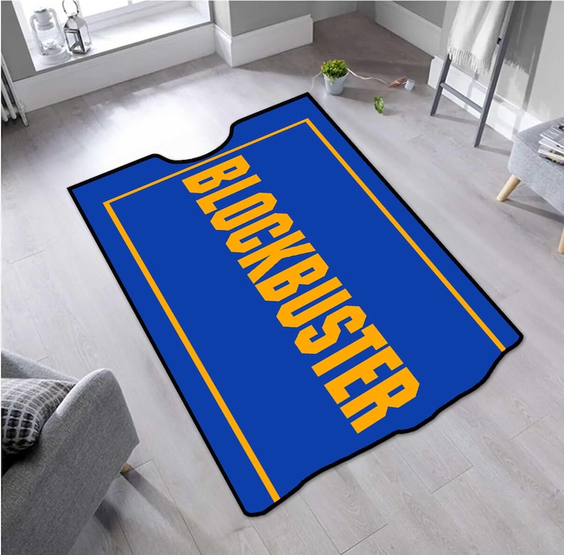 Blockbuster Video Store Rug Blockbuster Video Rug, Retro Rug - Etsy