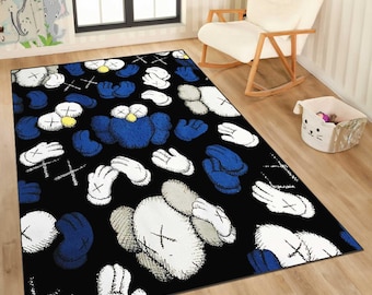 Hypebeast Rug, Bearbrick Rug, Hype beast Rug, Hypebeast carpet, Hypebeast Decor, Machine Washable Rug,gift hype rug, rug Bear brick,hype Rug
