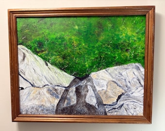 Shadow Rock - Ölgemälde, Landschaftsmalerei