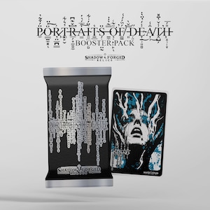Portraits of Death Basic Lands Booster Pack Illustrations complètes MTG proxy | Cartes Magic The Gathering personnalisées