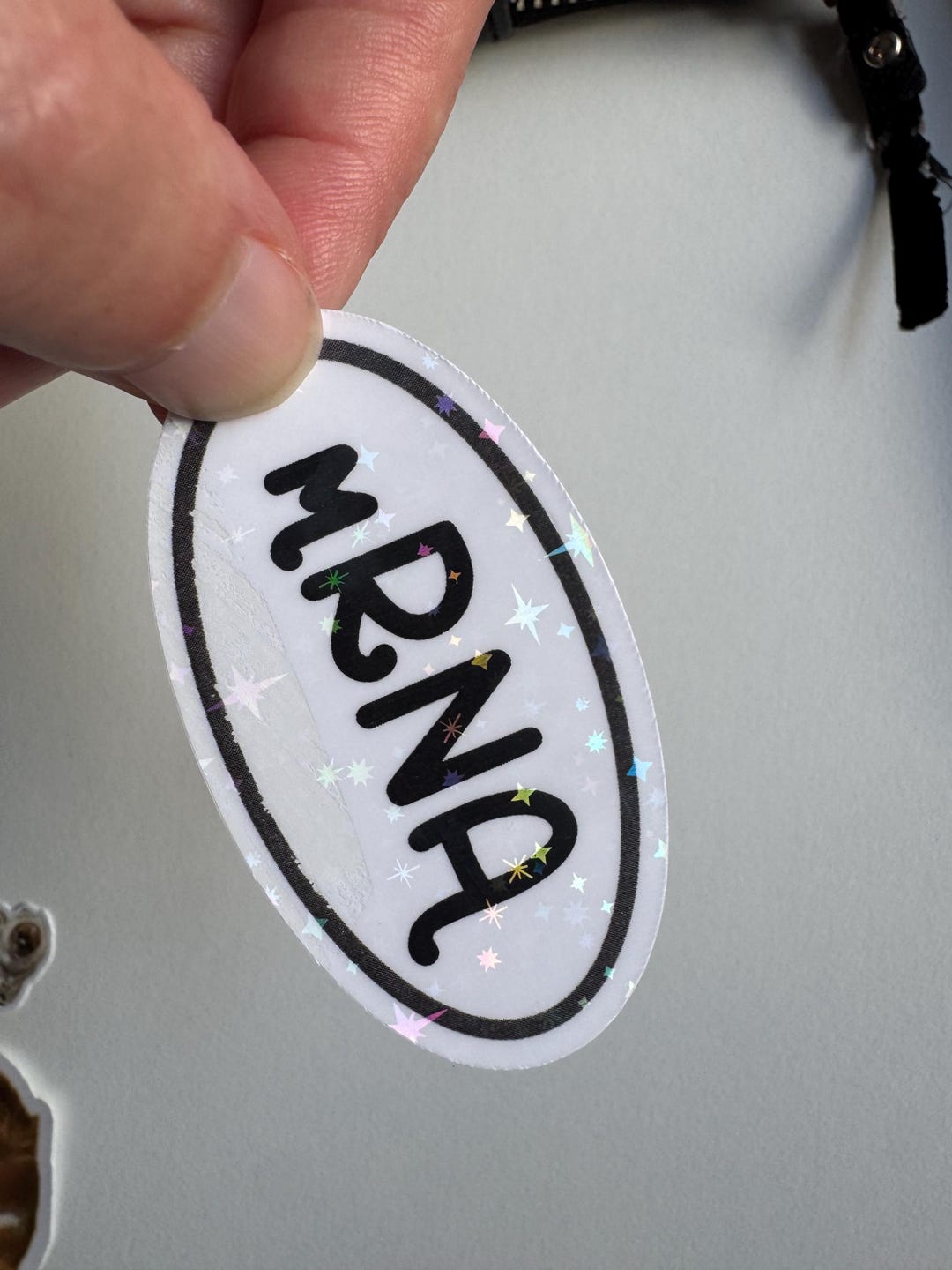 Mrna Sticker Holographic Mrna Sticker - Waterproof Laptop Decal - Etsy