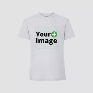 Artaper White Personalized Printed Cotton T-Shirt, Unisex T-Shirts