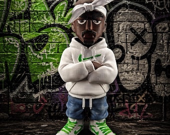 Street Legend Urban Figure - Hand Painted 3D Printed Collectible