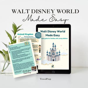 Disney World Family Vacation Planner | Printable Travel Guide for Parents with Young Kids | 2025 WDW Trip Planning Binder | Instant Download
