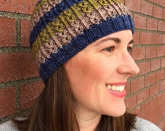 FIgure 8 Beanie Knitting Pattern