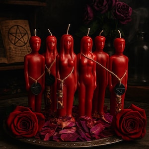 Make and Female Figure Candle Set