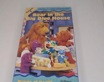 VHS vintage des années 90 L'ours dans la grande maison bleue - Volume 6, Jim Henson