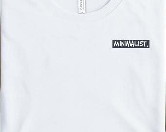 Minimalist Black T-Shirt, Clean Modern Essential Tee, Unisex Everyday Basic, Simple Streetwear Shirt