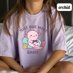 Axolotl Shirt Kids Leuke Gamer Axolotl Tee Grappig Dier Shirt Kids Gift Kawaii Salamander Shirt Peuter Jeugd Tee afbeelding 12