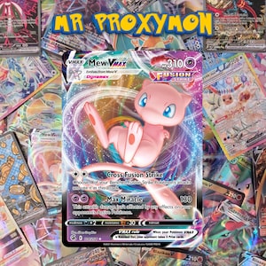Mew VMAX - Fusion Strike 114/264 Proxy Card